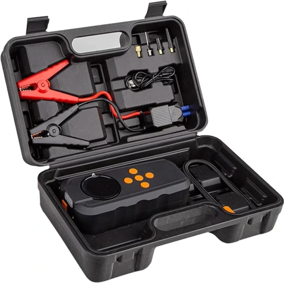 جامپ استارتر و پمپ باد چهار کاره مدل YX1920