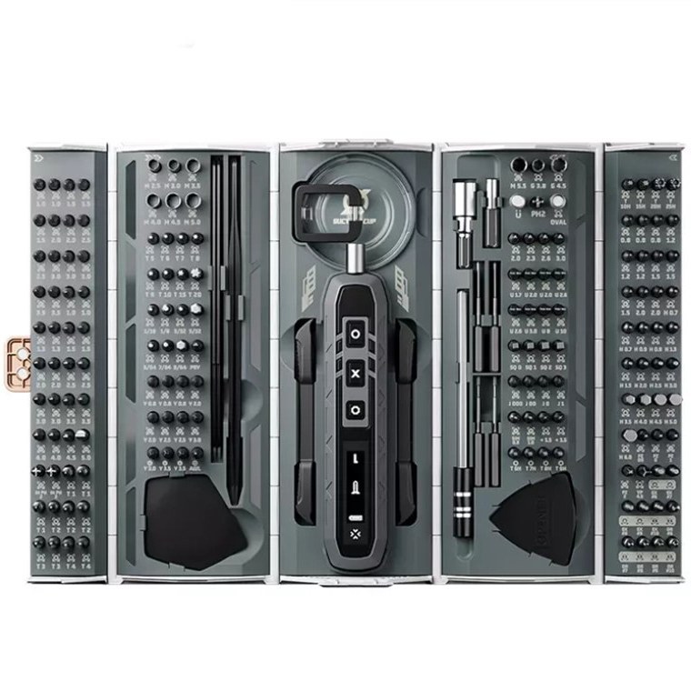 ست پیچ گوشتی شارژی جاکمی مدل JM-8193 با ۱۸۰ تکه