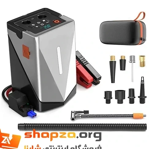 جامپ استارتر و پمپ باد چند کاره GF01